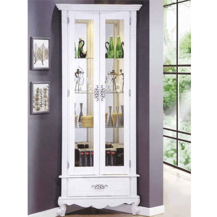 Classic glass display cabinet furniture for collectibles