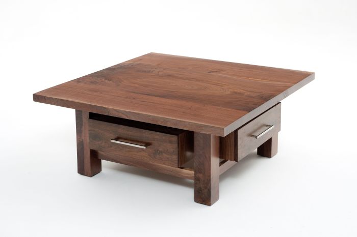 Traditional classic coffee table furniture with drawers