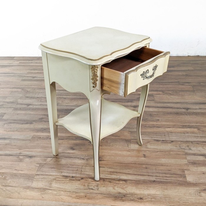 Classic French provincial nightstand furniture