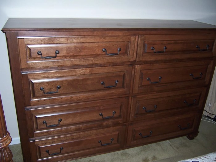 Dark cherry classic chest of drawers furniture