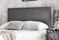 Corbett Horizontal Tufted Gray Linen Upholstered Headboard by iNSPIRE Q ... Classic upholstered headboard furniture with detailing