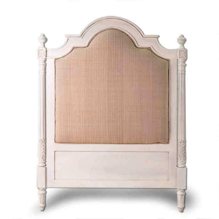 Classic upholstered headboard furniture with detailing