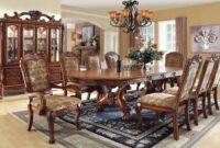 Antique Matching Oak Dining Set - Buffet Table Chairs China - Server ... Classic oak dining table furniture with matching chairs