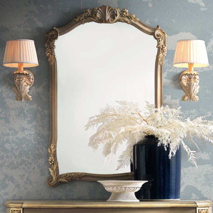 Ornate Classic Style Wall Mirror - Juliettes Interiors