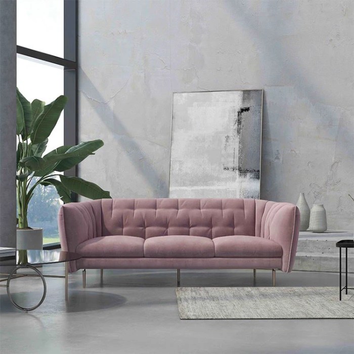 Velvet tufted sofa1 3d model Buy Download 3dbrute
