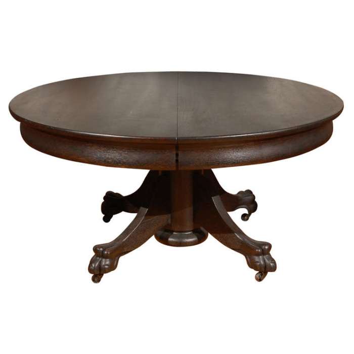 Antique Sofa Table With Claw Feet | Baci Living Room